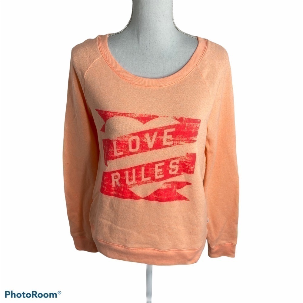 Victoria’s Secret Sweatshirt Women’s Small Peach